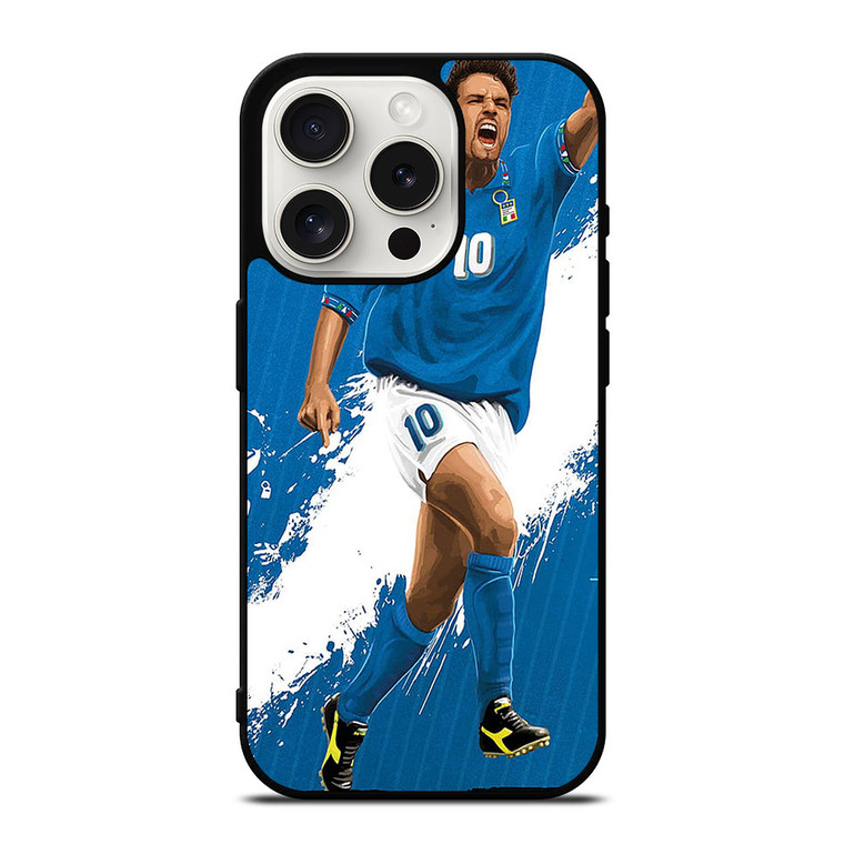 ROBERTO BAGGIO LEGEND ITALY iPhone 15 Pro Case
