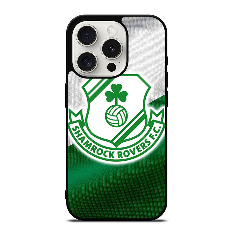 SHAMROCK ROVERS FOOTBALL CLUB LOGO iPhone 15 Pro Case SHAMROCK ROVERS FOOTBALL CLUB LOGO iPhone 15 Pro Case