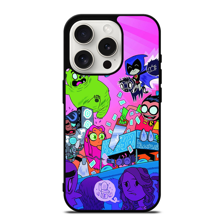 TEEN TITANS ART CARTOON iPhone 15 Pro Case