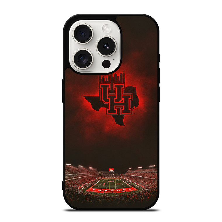 UNIVERSITY OF HOUSTON COUGARS STADIUM iPhone 15 Pro Case