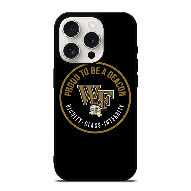 WAKE FOREST LOGO iPhone 15 Pro Case