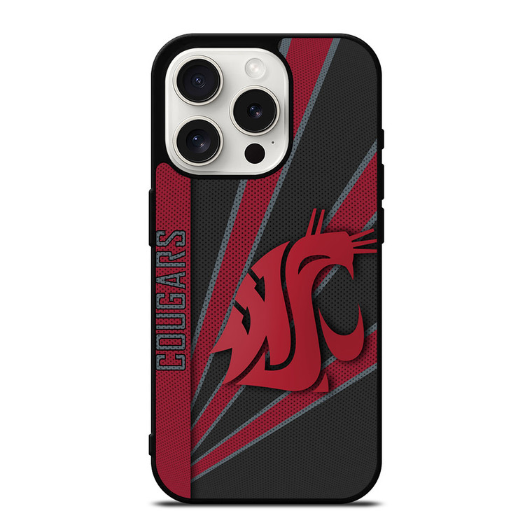 WASHINGTON STATE COUGARS ICON iPhone 15 Pro Case