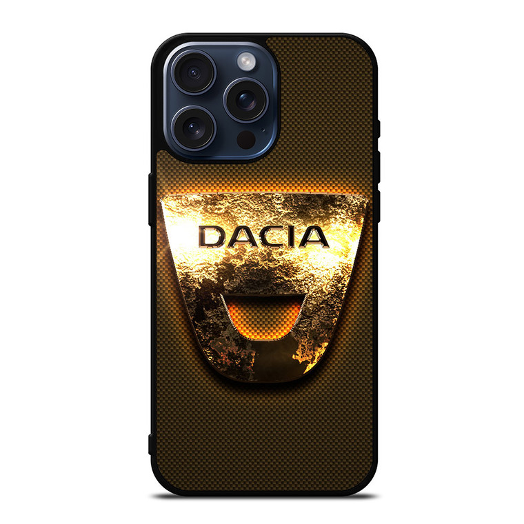 DACIA GOLD LOGO iPhone 15 Pro Max Case DACIA GOLD LOGO iPhone 15 Pro Max Case