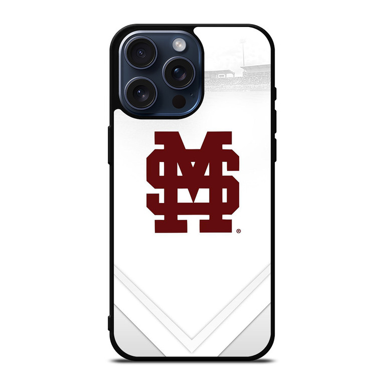 MISSISSIPPI STATE BULLDOGS LOGO iPhone 15 Pro Max Case