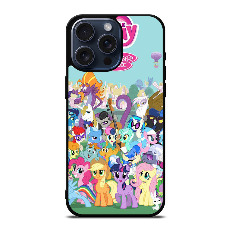 MY LITTLE PONY ALL CHARACTERS iPhone 15 Pro Max Case MY LITTLE PONY ALL CHARACTERS iPhone 15 Pro Max Case