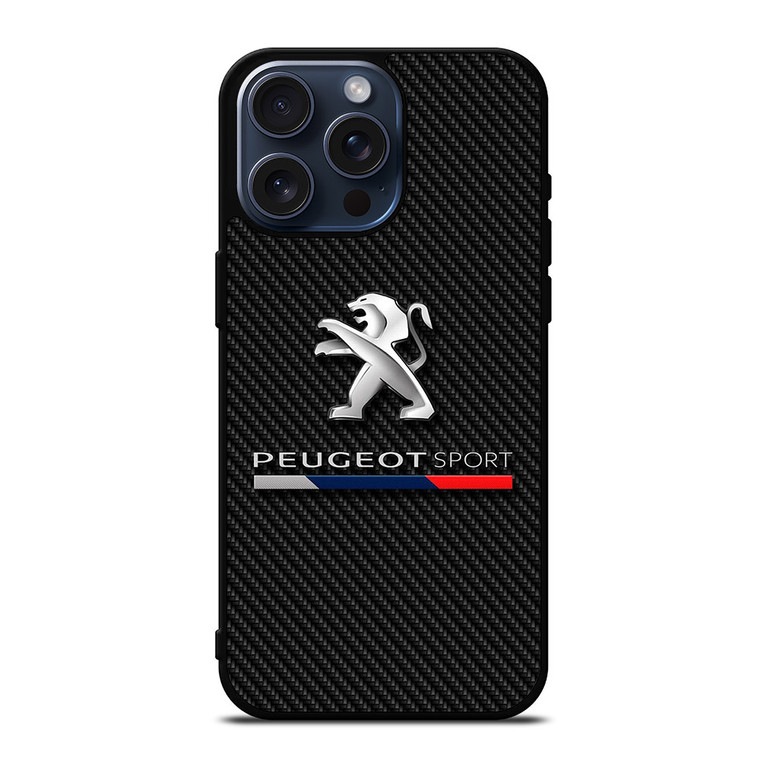 PEUGEOT SPORT LOGO iPhone 15 Pro Max Case