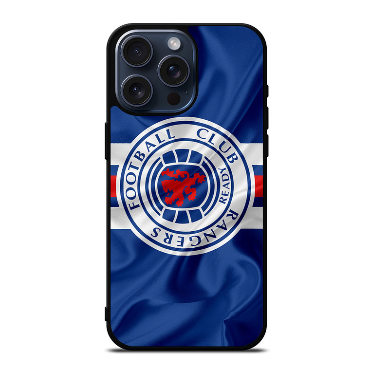 RANGERS LOGO FOOTBALL CLUB iPhone 15 Pro Max Case RANGERS LOGO FOOTBALL CLUB iPhone 15 Pro Max Case