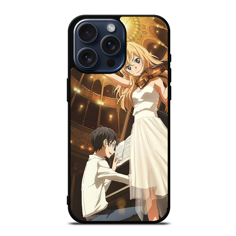 SHIGATSU WA KIMI NO USO KAORI ANIME iPhone 15 Pro Max Case SHIGATSU WA KIMI NO USO KAORI ANIME iPhone 15 Pro Max Case