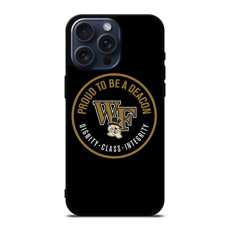 WAKE FOREST LOGO iPhone 15 Pro Max Case