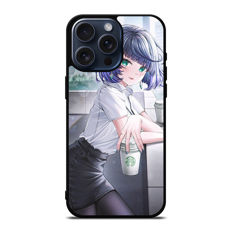 YELAN GENSHIN IMPACT STARBUCKS iPhone 15 Pro Max Case