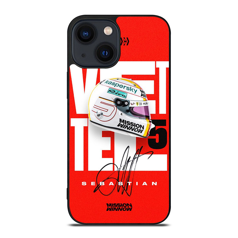 SEBASTIAN VETTEL HELMET iPhone 14 Plus Case