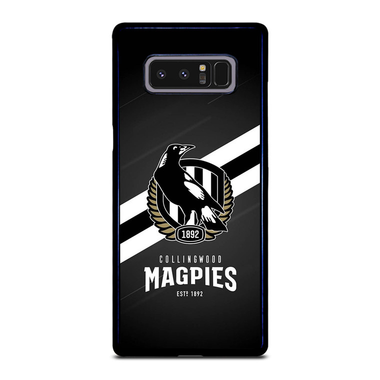 COLLINGWOOD MAGPIES LOGO AFL Samsung Galaxy Note 8 Case