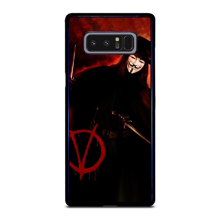 V FOR VENDETTA LOGO Samsung Galaxy Note 8 Case