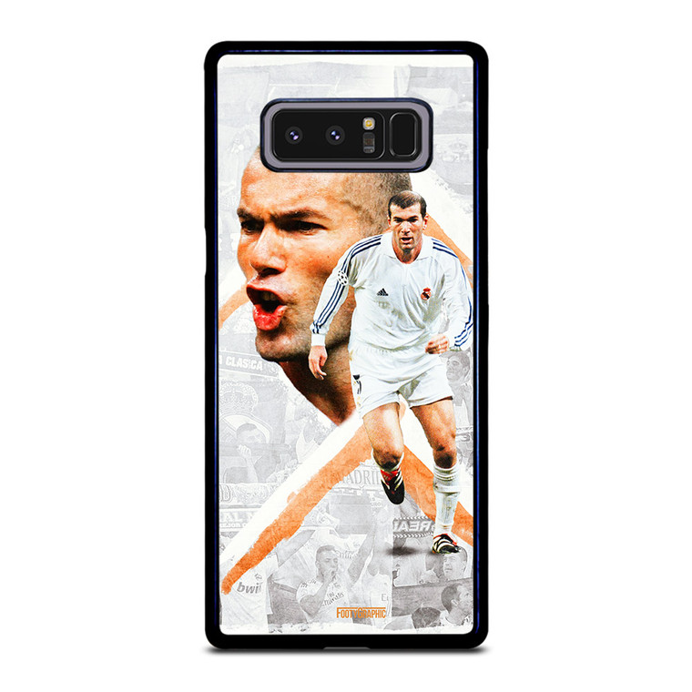 ZINEDINE ZIDANE LEGEND REAL MADRID Samsung Galaxy Note 8 Case
