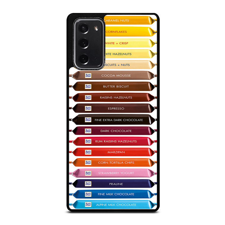 RITTER SPORT CHOCOLATE LIST Samsung Galaxy Note 20 Case