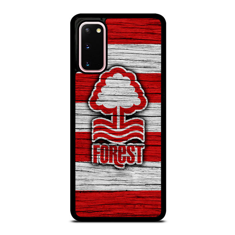 NOTTINGHAM FOREST LOGO WOODEN Samsung Galaxy S20 Case