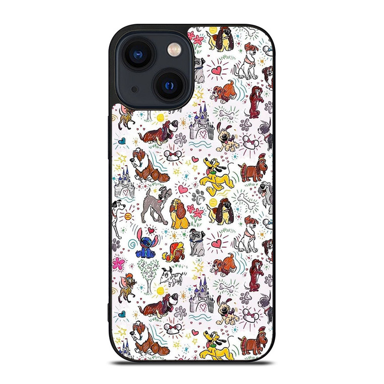 DOONEY DOG PATTERN iPhone 14 Plus Case