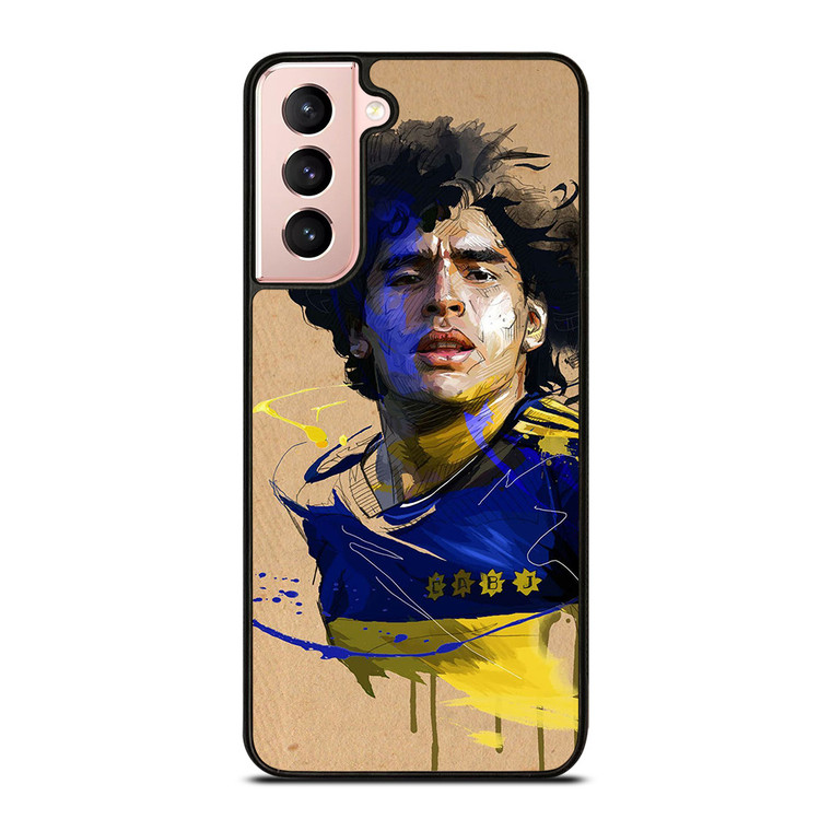DIEGO MARADONA BOCA JUNIORS Samsung Galaxy S21 Case