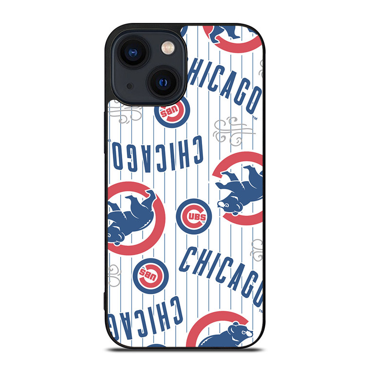 CHICAGO CUBS PATTERN iPhone 14 Plus Case