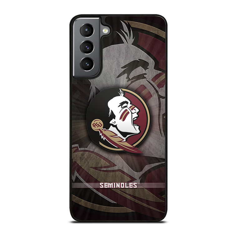 FLORIDA STATE SEMINOLES FSU LOGO Samsung Galaxy S21 Plus Case