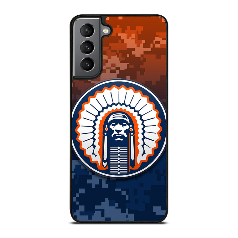 ILLINOIS FIGHTING LOGO Samsung Galaxy S21 Plus Case