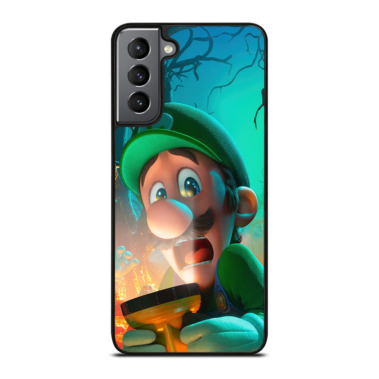 LUIGI THE SUPER MARIO BROS SCARY Samsung Galaxy S21 Plus Case
