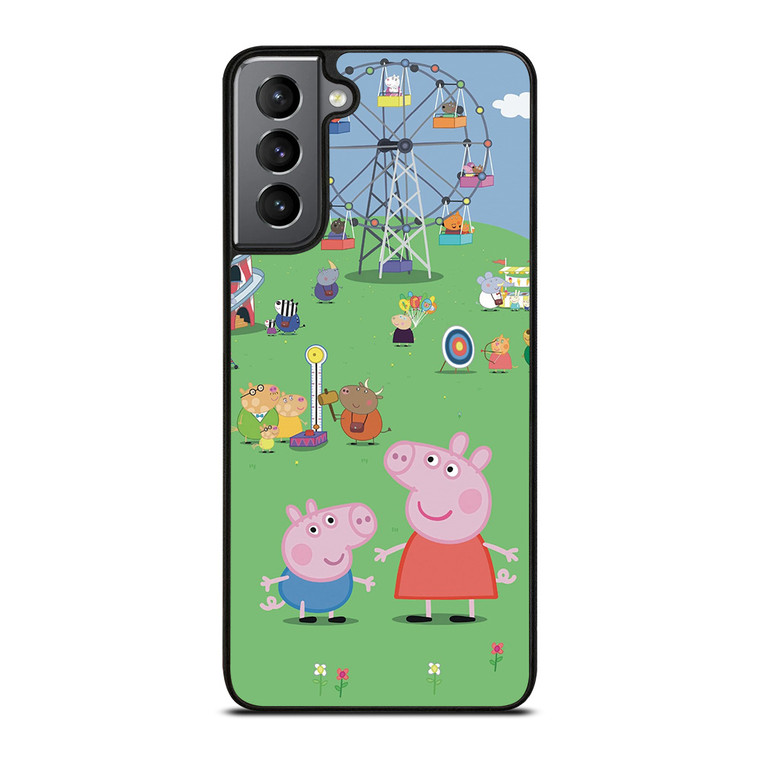 PEPPA PIG PLAYGROUND Samsung Galaxy S21 Plus Case