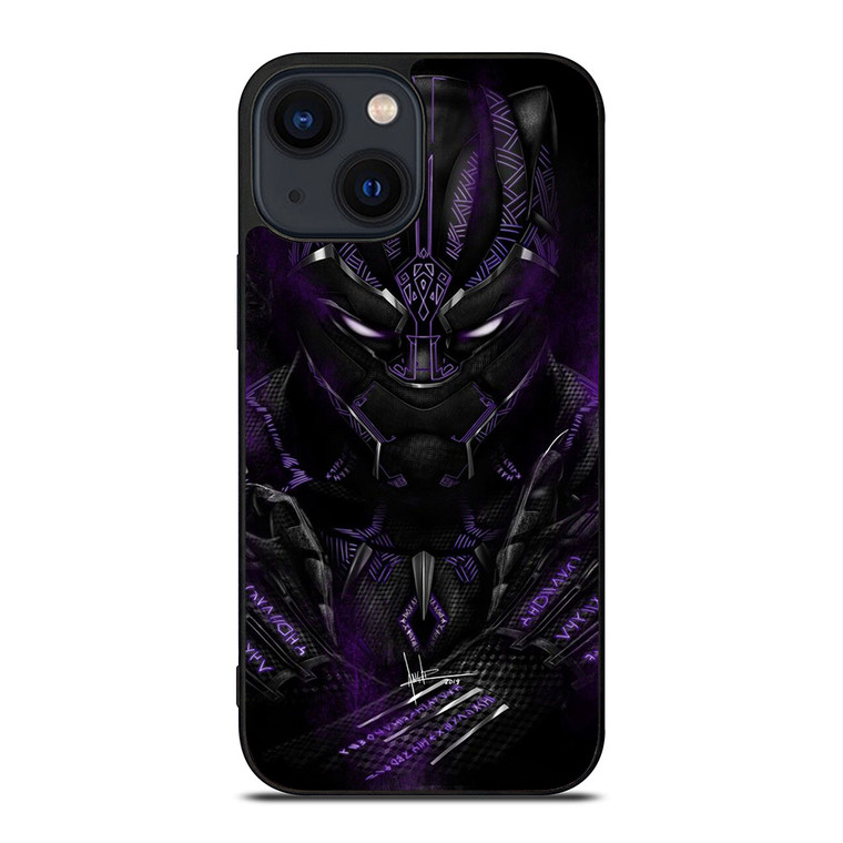BLACK PANTHER MARVEL SUPERHERO iPhone 14 Plus Case BLACK PANTHER MARVEL SUPERHERO iPhone 14 Plus Case