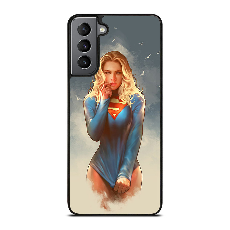 SEXY SUPERGIRL DC Samsung Galaxy S21 Plus Case