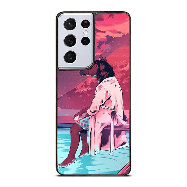 BOJACK HORSEMAN SUNSET Samsung Galaxy S21 Ultra Case