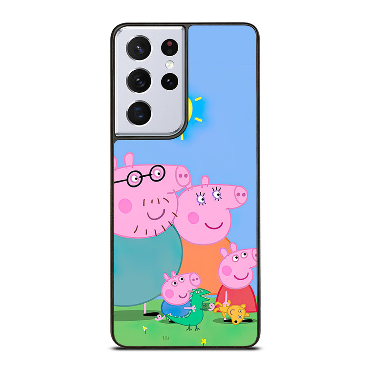 PEPPA PIG FAMILY Samsung Galaxy S21 Ultra Case