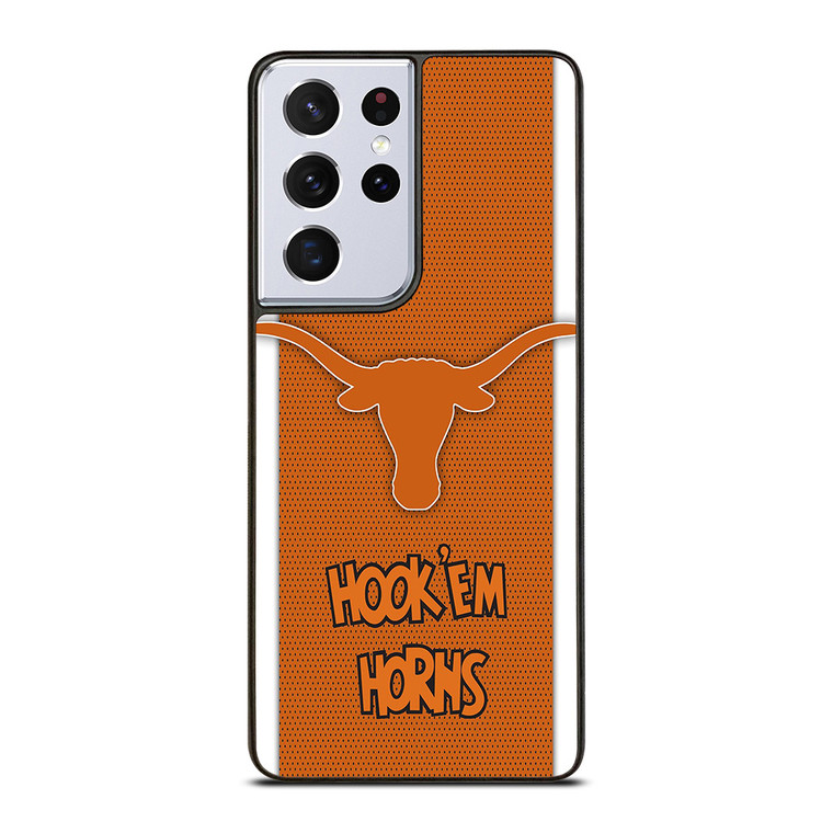 TEXAS LONGHORNS SYMBOL Samsung Galaxy S21 Ultra Case TEXAS LONGHORNS SYMBOL Samsung Galaxy S21 Ultra Case