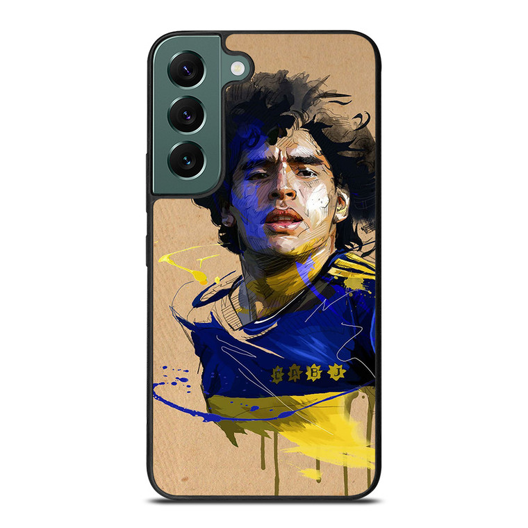 DIEGO MARADONA BOCA JUNIORS Samsung Galaxy S22 Case