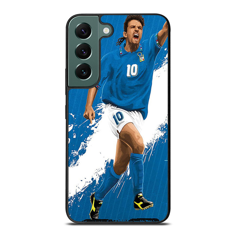 ROBERTO BAGGIO LEGEND ITALY Samsung Galaxy S22 Case