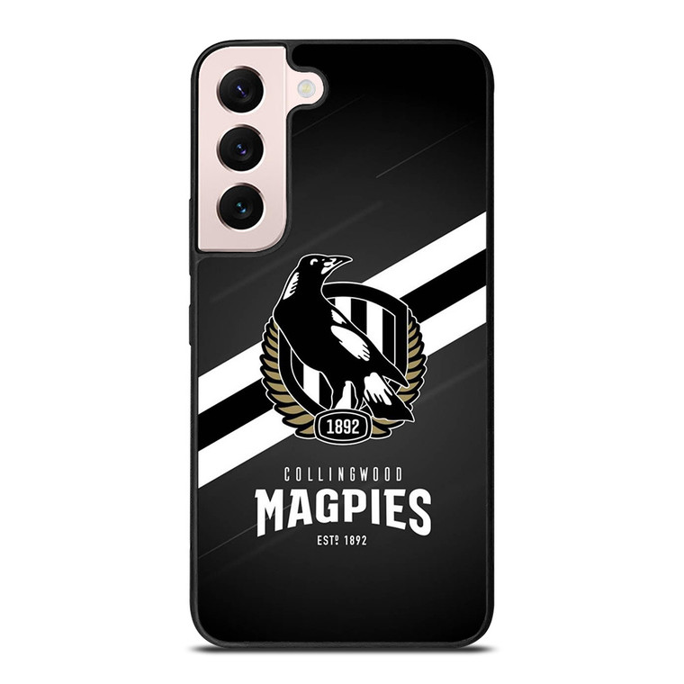 COLLINGWOOD MAGPIES LOGO AFL Samsung Galaxy S22 Plus Case COLLINGWOOD MAGPIES LOGO AFL Samsung Galaxy S22 Plus Case