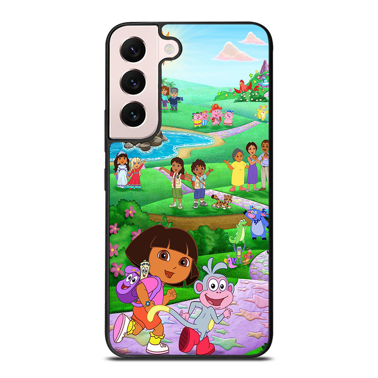 DORA THE EXPLORER CHARACTERS Samsung Galaxy S22 Plus Case DORA THE EXPLORER CHARACTERS Samsung Galaxy S22 Plus Case