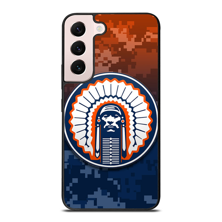 ILLINOIS FIGHTING LOGO Samsung Galaxy S22 Plus Case