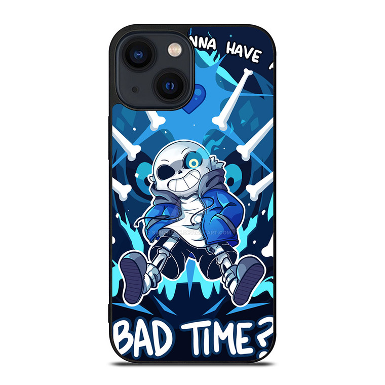 UNDERTALE SANS BAD TIME iPhone 14 Plus Case