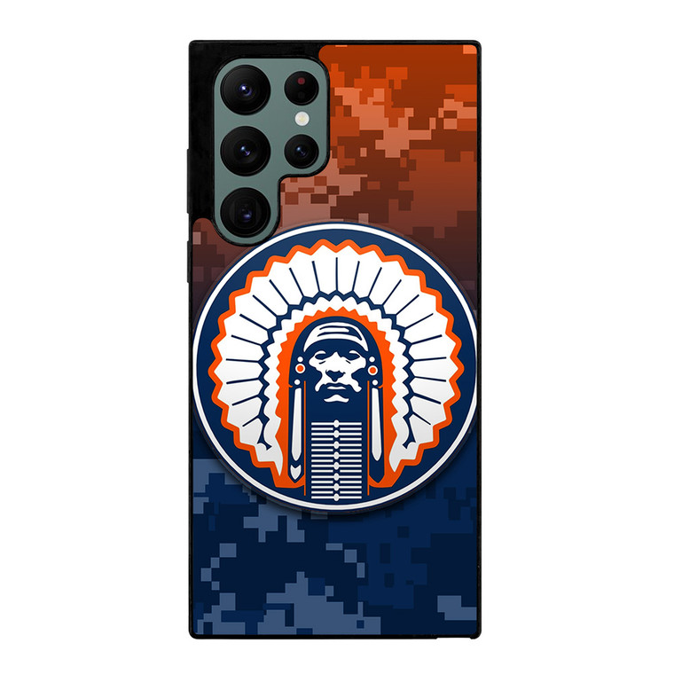 ILLINOIS FIGHTING LOGO Samsung Galaxy S22 Ultra Case