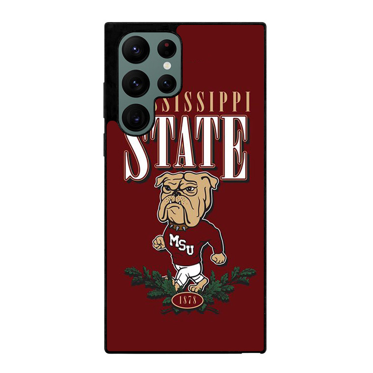 MISSISSIPPI STATE BULLDOGS SYMBOL Samsung Galaxy S22 Ultra Case MISSISSIPPI STATE BULLDOGS SYMBOL Samsung Galaxy S22 Ultra Case