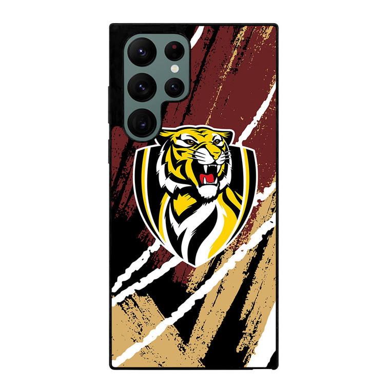 RICHMOND TIGERS AFL ICON Samsung Galaxy S22 Ultra Case RICHMOND TIGERS AFL ICON Samsung Galaxy S22 Ultra Case