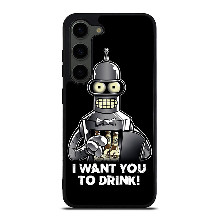 BENDER IN FUTURAMA Samsung Galaxy S23 Plus Case