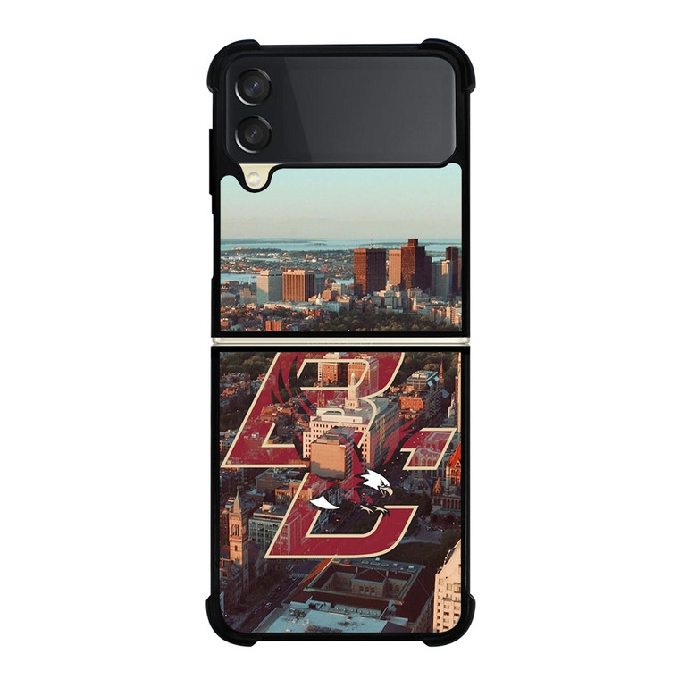 BOSTON COLLEGE EAGLES CITY Samsung Z Flip 3 Case