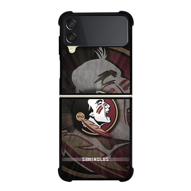 FLORIDA STATE SEMINOLES FSU LOGO Samsung Z Flip 3 Case