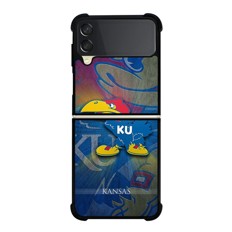 KANSAS JAYHAWKS LOGO Samsung Z Flip 3 Case