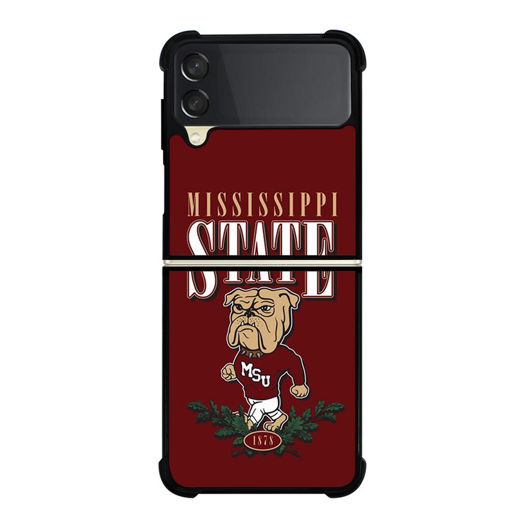 MISSISSIPPI STATE BULLDOGS SYMBOL Samsung Z Flip 3 Case