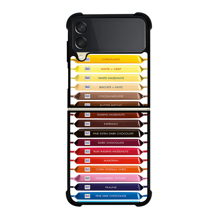 RITTER SPORT CHOCOLATE LIST Samsung Z Flip 3 Case