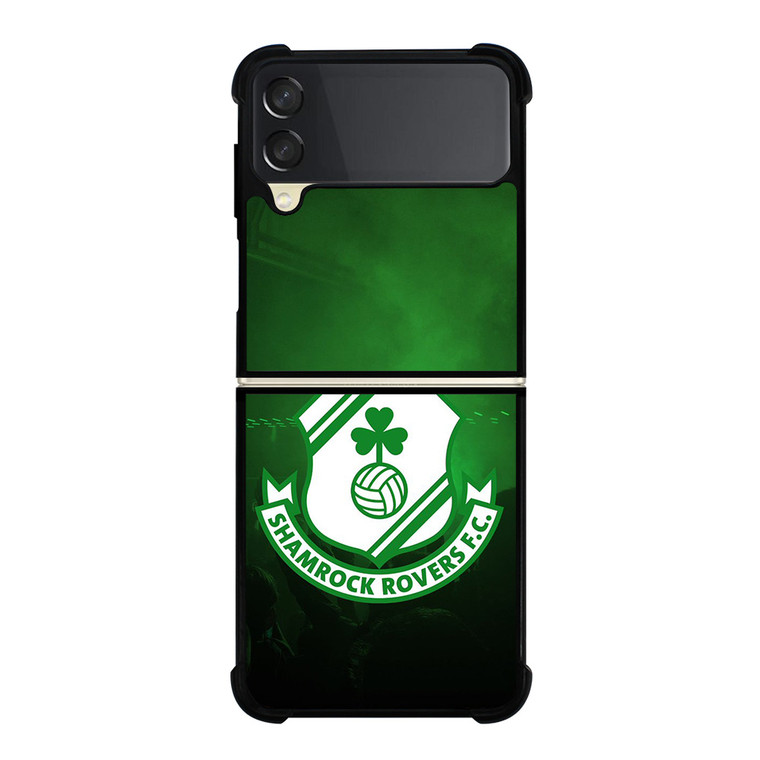SHAMROCK ROVERS FC LOGO Samsung Z Flip 3 Case