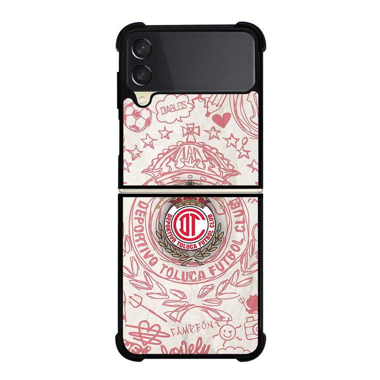 TOLUCA DEPORTIVO ART Samsung Z Flip 3 Case TOLUCA DEPORTIVO ART Samsung Z Flip 3 Case