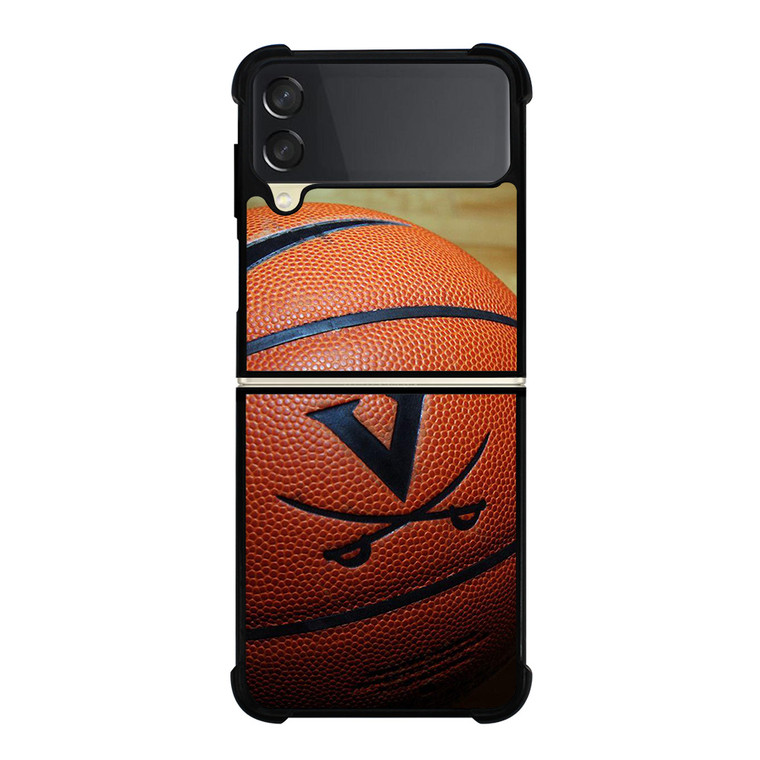 VIRGINIA CAVALIERS BASKET ICON Samsung Z Flip 3 Case